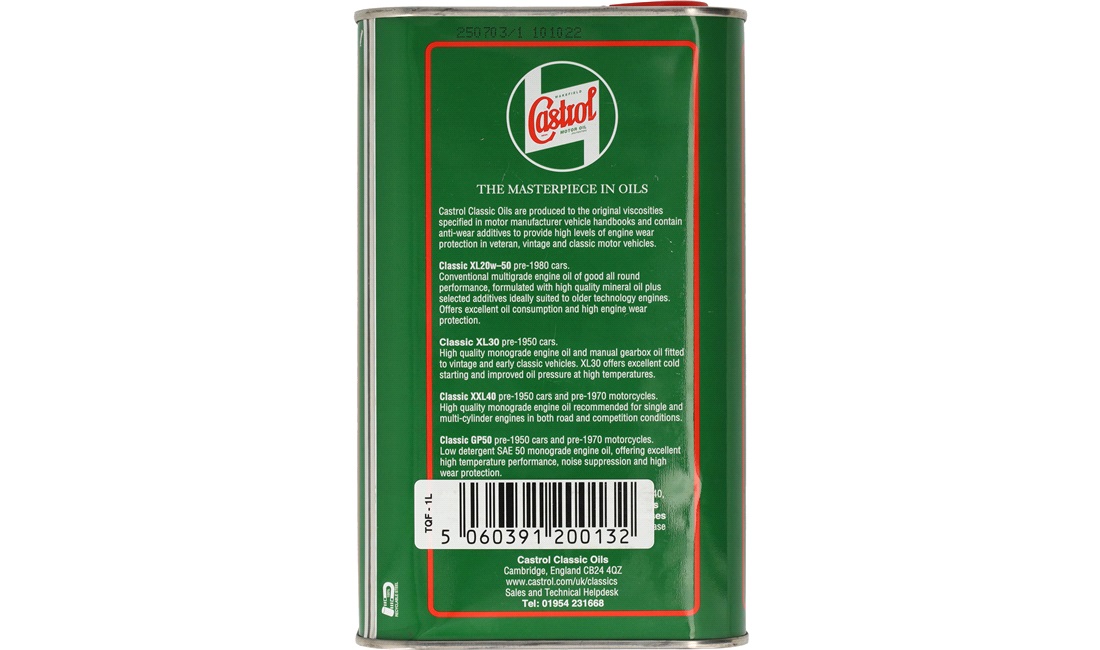 Castrol Classic TQF (SAE20) 1 Liter