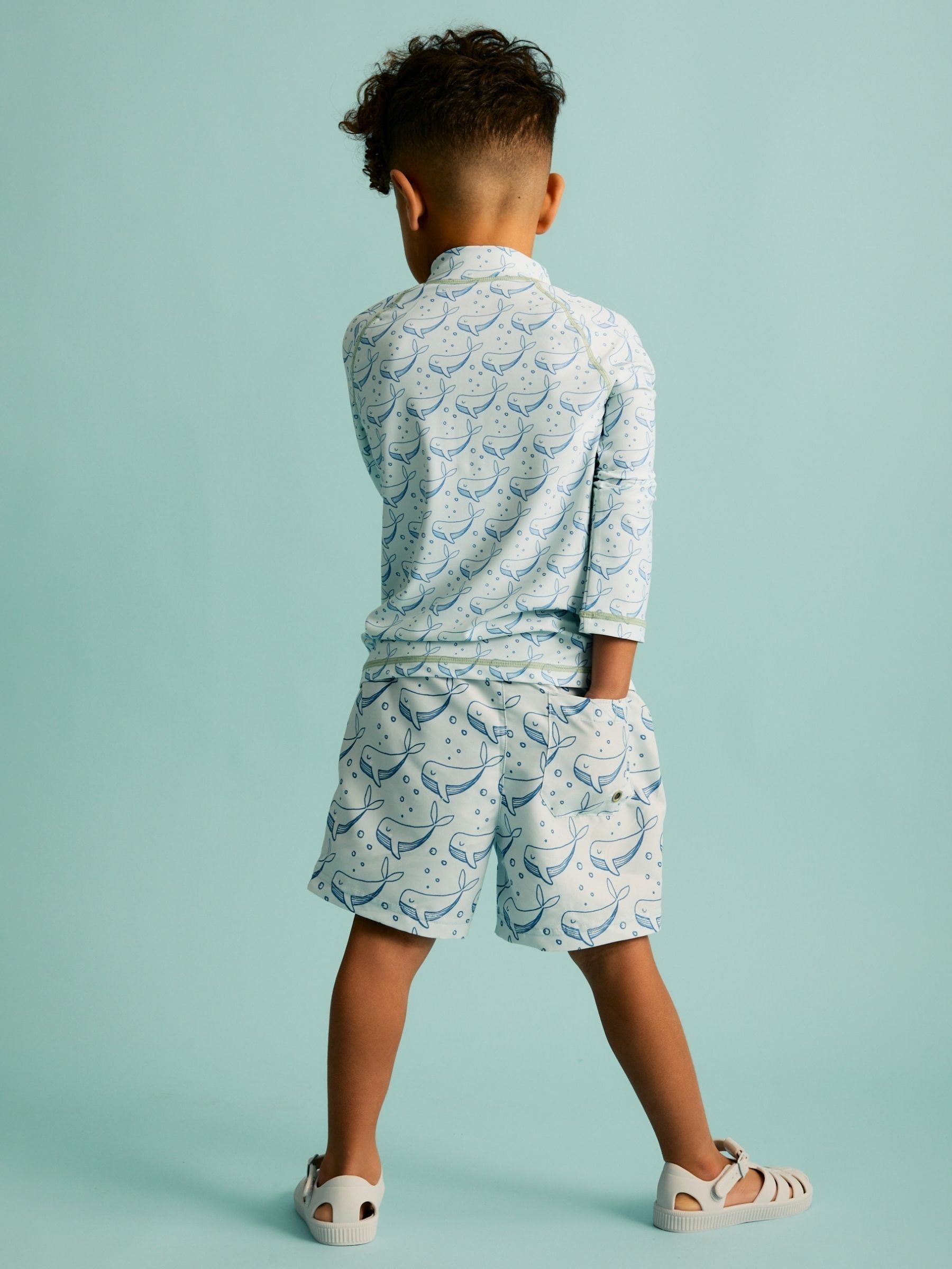 MORI KIDLY BY Zip-Up Rash Vest
