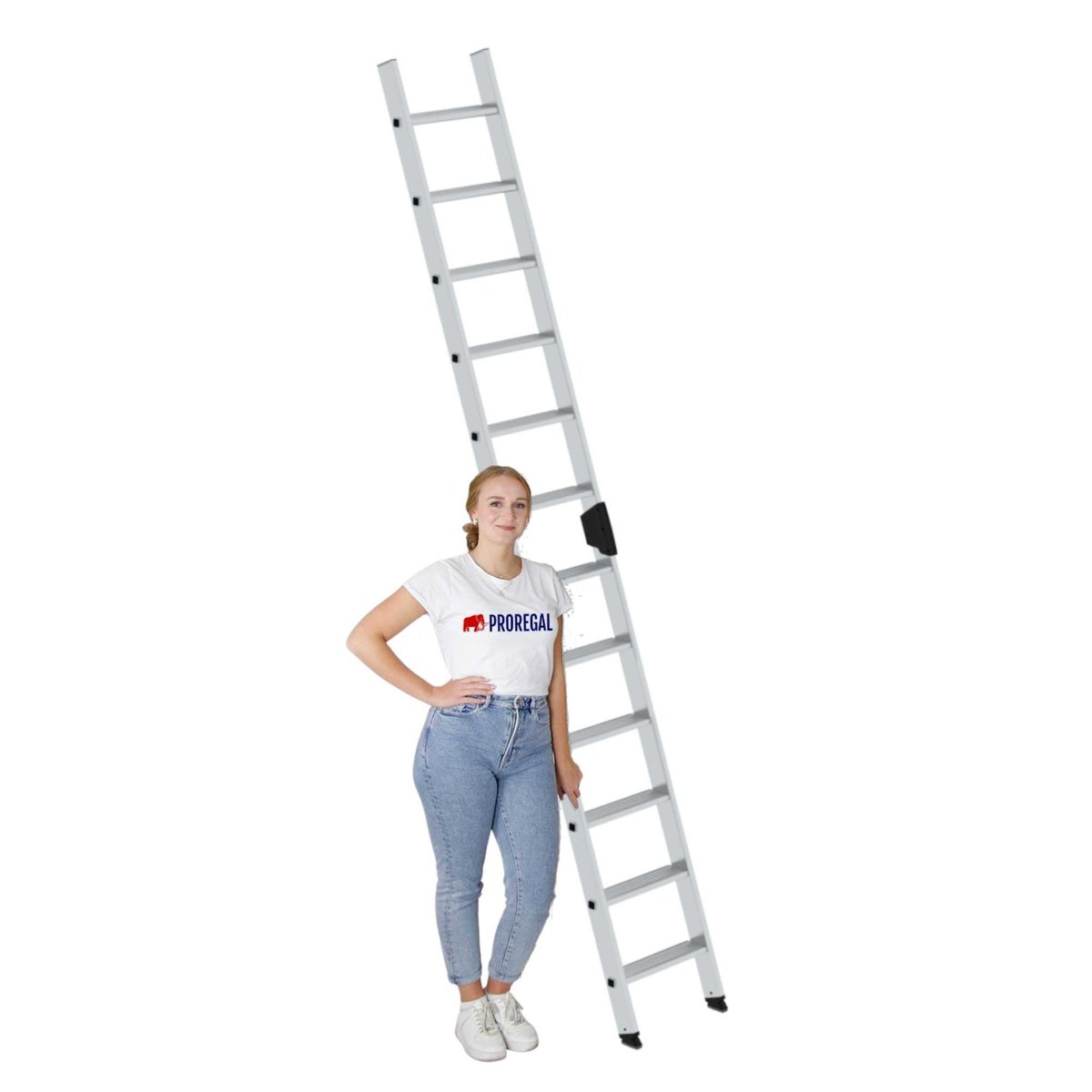 PROREGAL Trapladder zonder dwarsbalk 12 treden