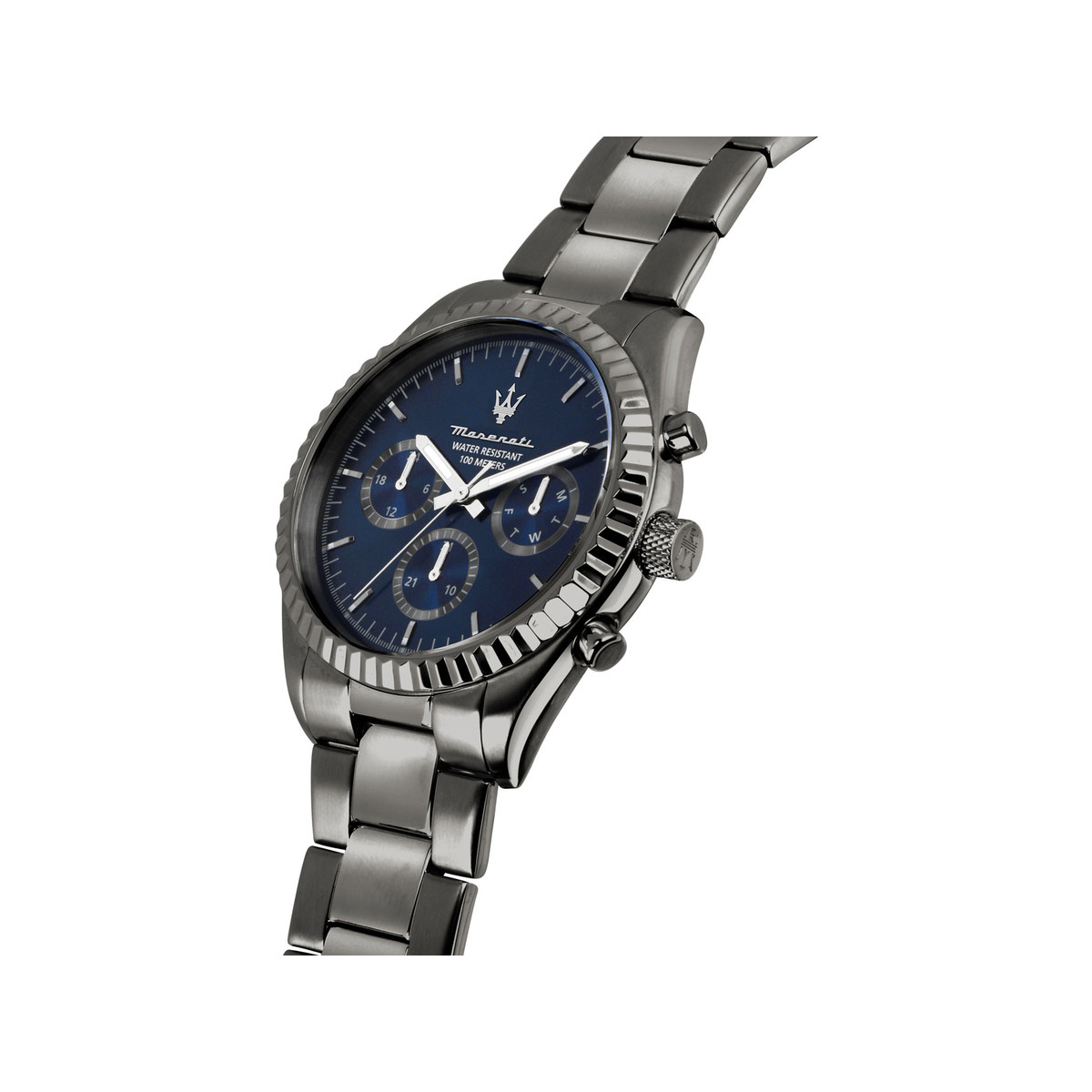 Montre MASERATI homme bracelet acier inoxydable gris foncé