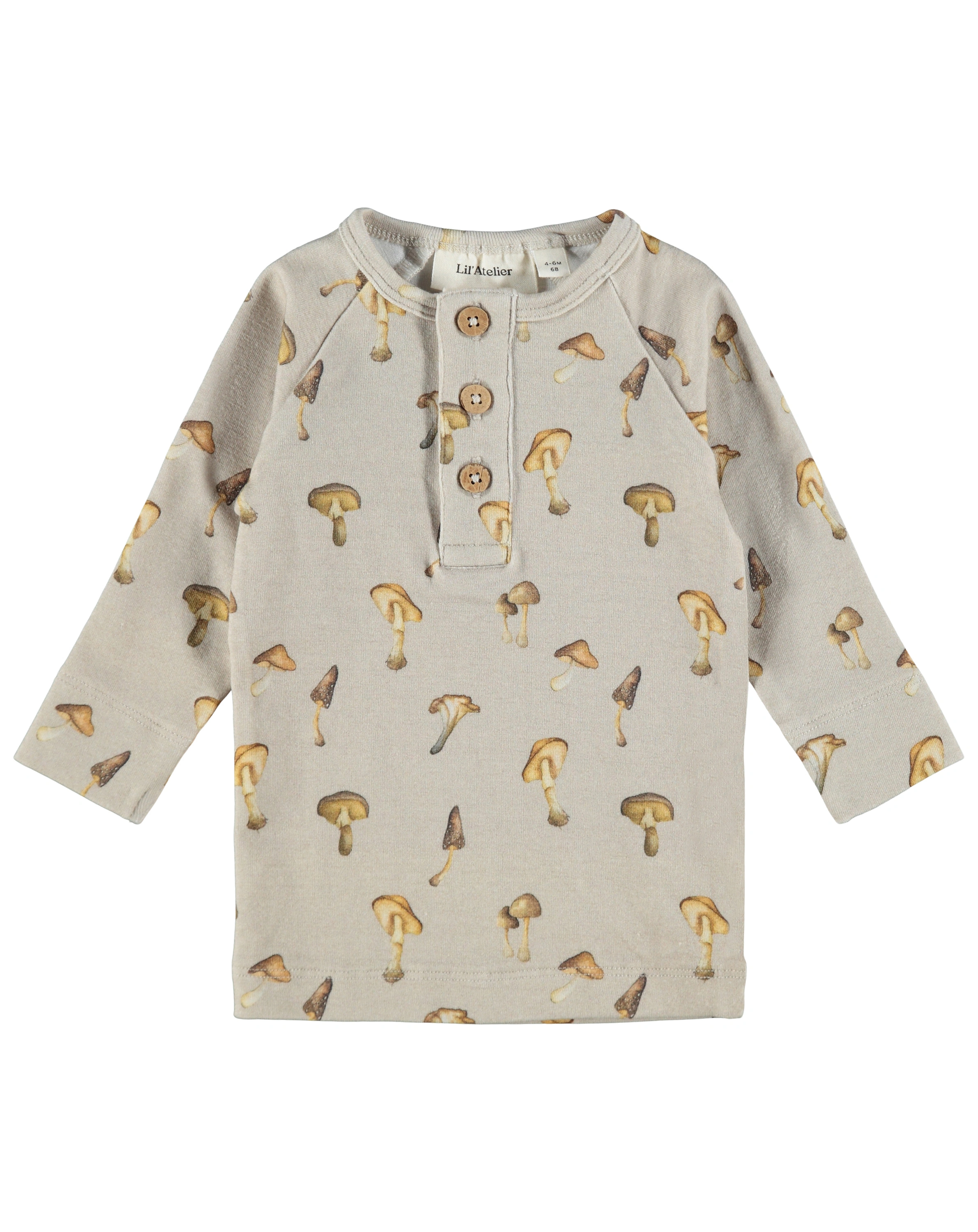 Langarmshirt NBMGEO in peyote