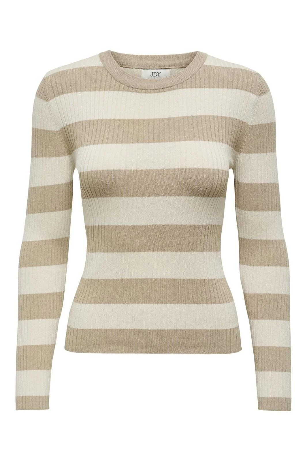 JDY JDYplum L/S O-Neck Pullover Knt 4512367 humus birch