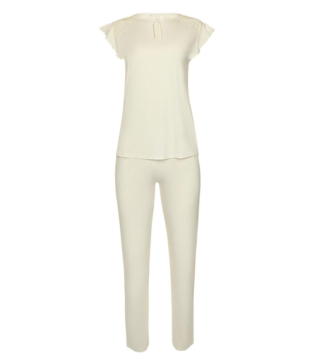 Pyjama pantalon top manches courtes tenue d'intérieur Harvest Lisca