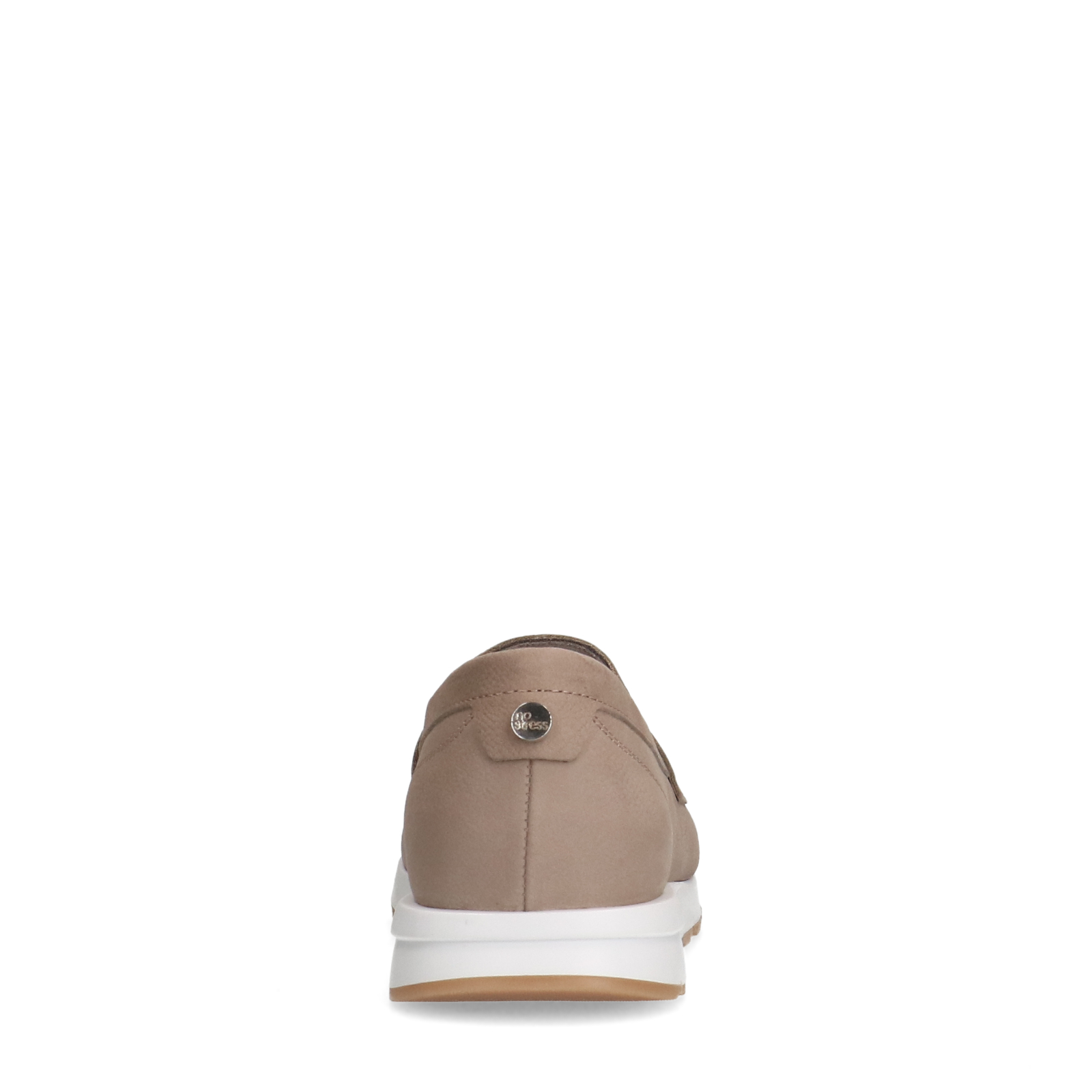 Taupe nubuck loafers