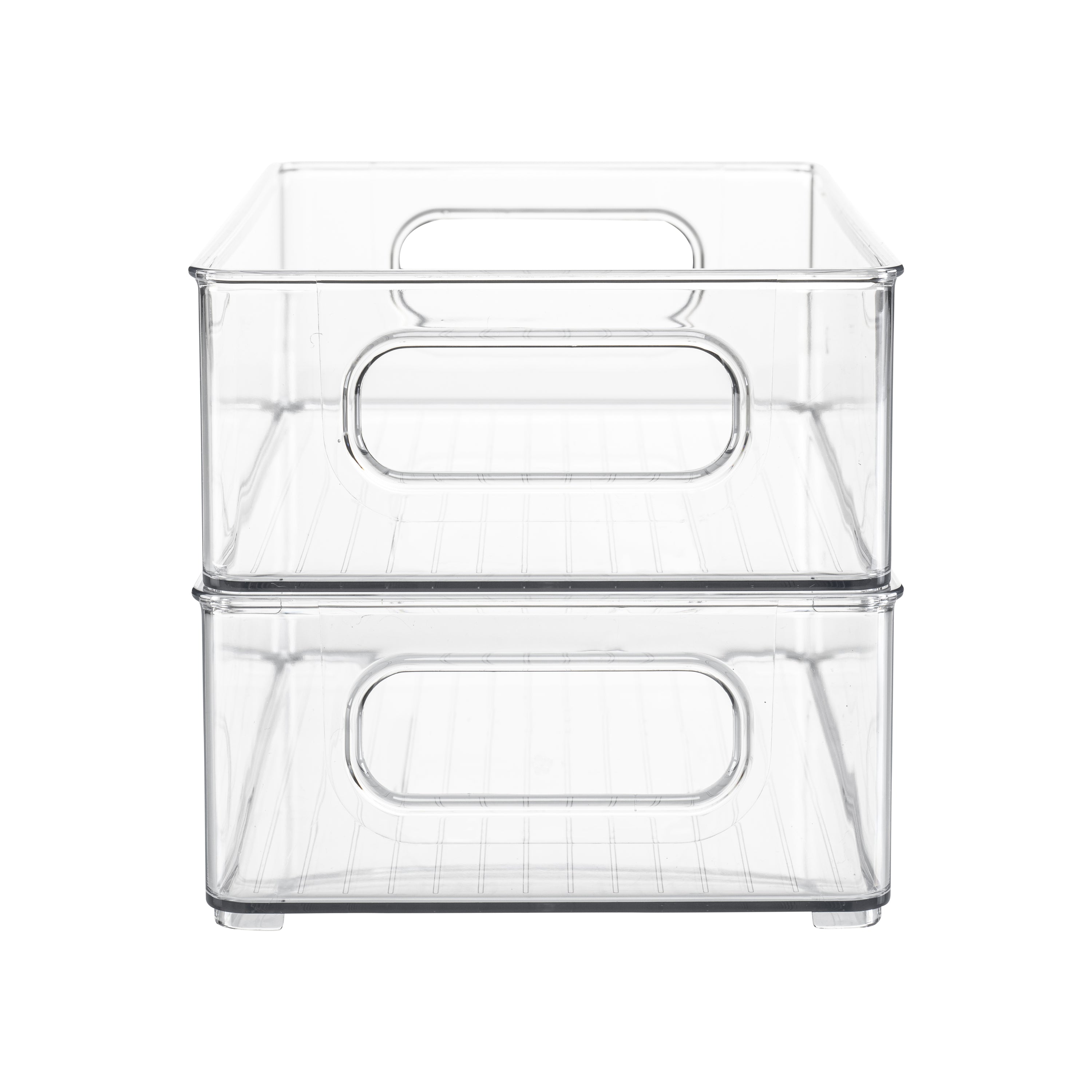 XIVADA Koelkast Organizer Tava - Transparant - PET - Set van 4