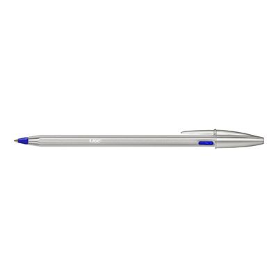 BIC Cristal Re'New - Stylo à bille rechargeable bleu