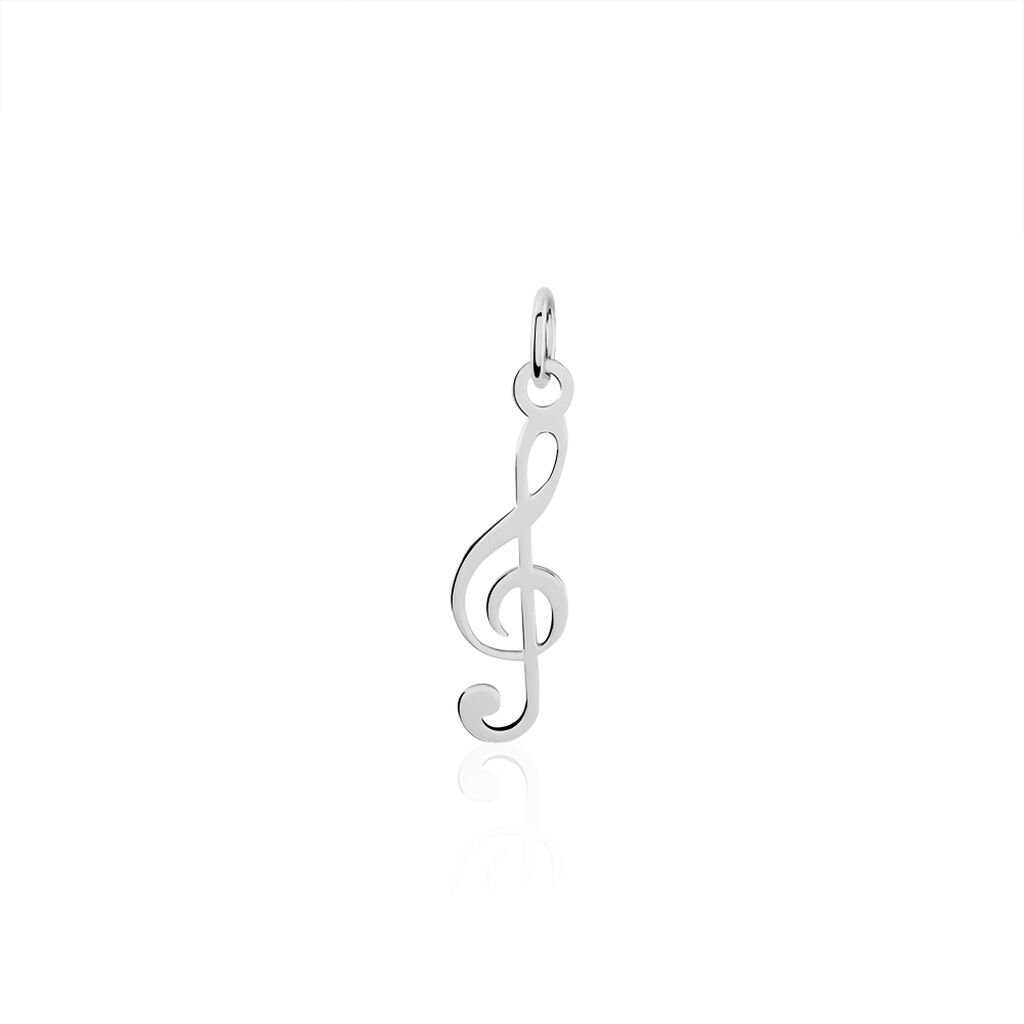 Pendentif Pio Argent Blanc