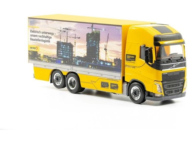 ACE LKW Volvo FH Gl. XL Elektro-LKW 1:87 Massstabsgetreues Modell des Elektro-Lastwagens der Schweizer Post