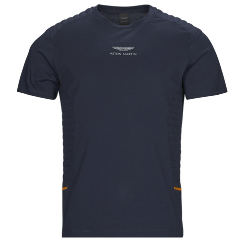 Hackett - ASTON MARTIN BY HACKETT AMR MOTO TEE - Marine