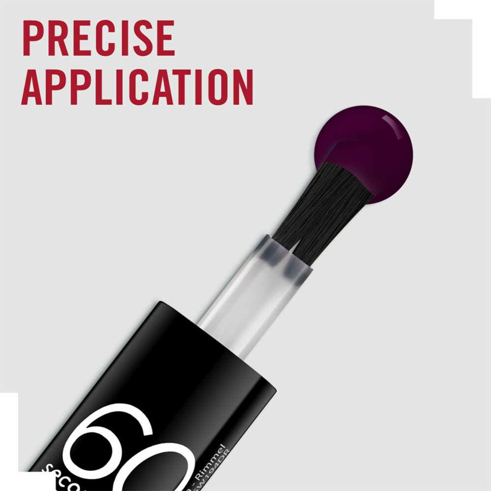 Rimmel Nagellak 60 Seconds SuperShine 345 Black Cherries8 ml