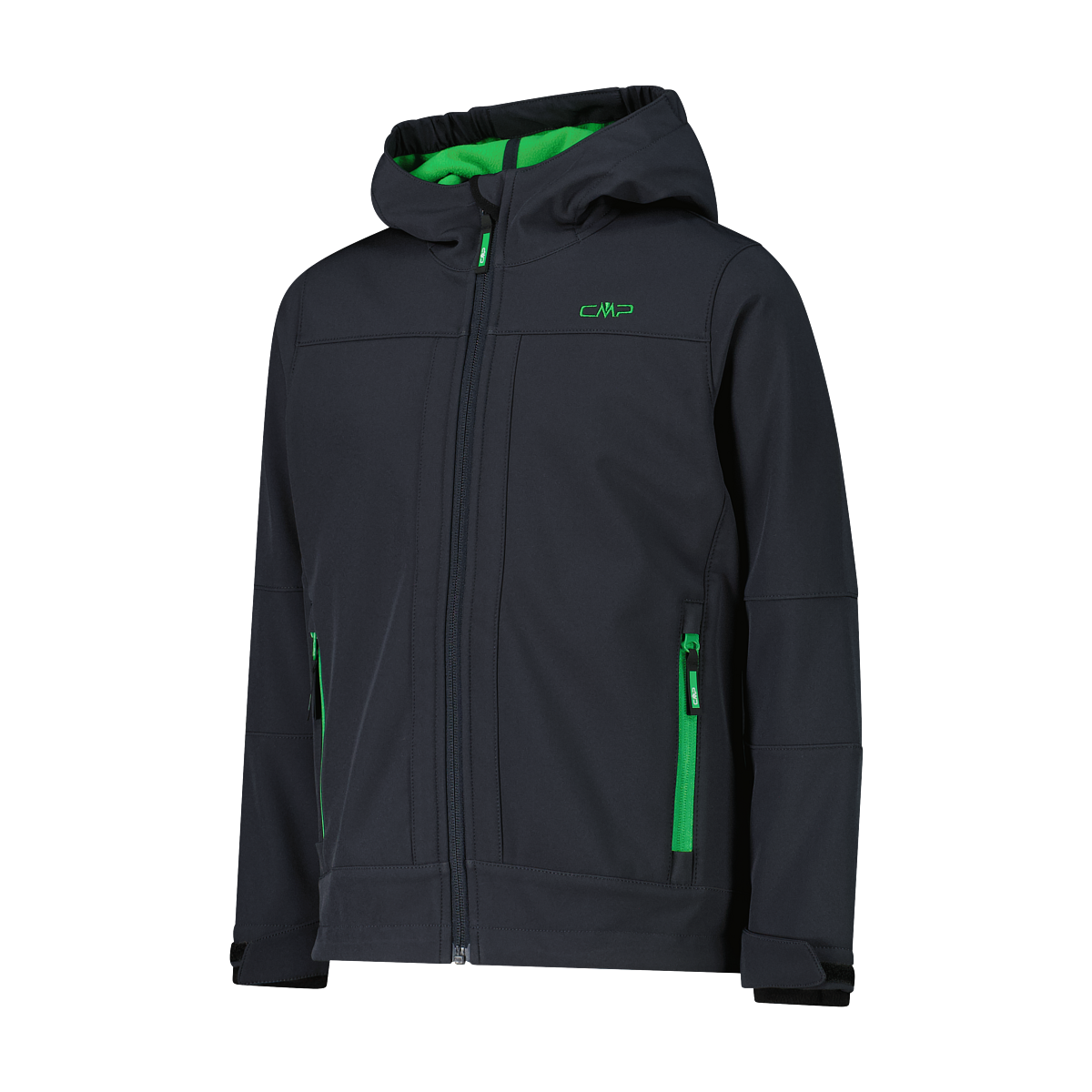 CMP Softshelljacke »KID SOFTSHELL JACKET FIX HOOD für Kinder« 1 Stk. tlg. mit Kapuze Atmungsaktiv & Wärmeisolierend & Wasserabweisend & für Kinder