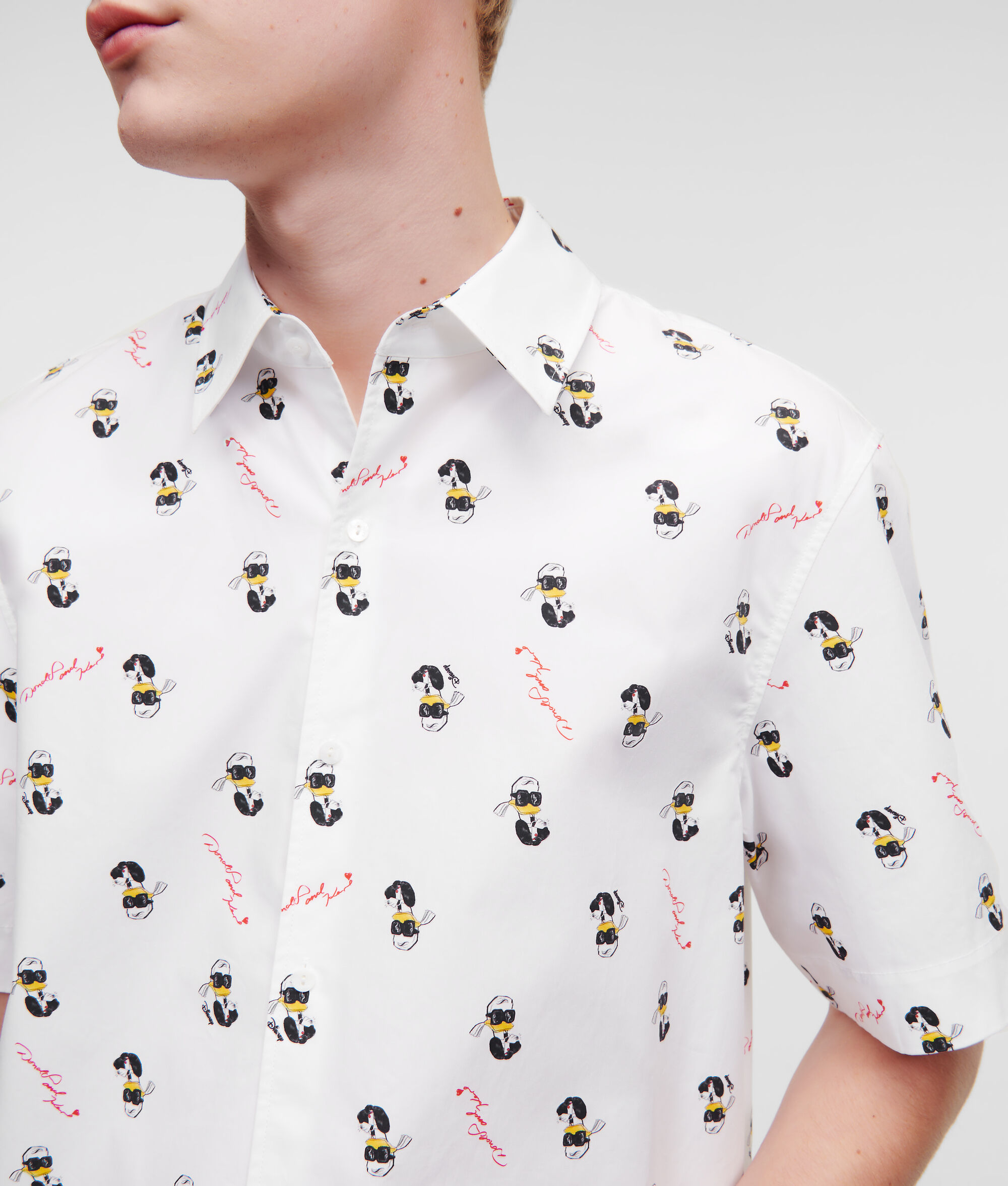 CHEMISE À MANCHES COURTES DS x KARL LAGERFELD