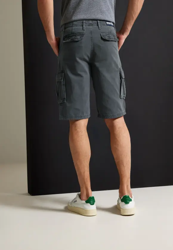 Regular Fit Cargoshorts - grey olive