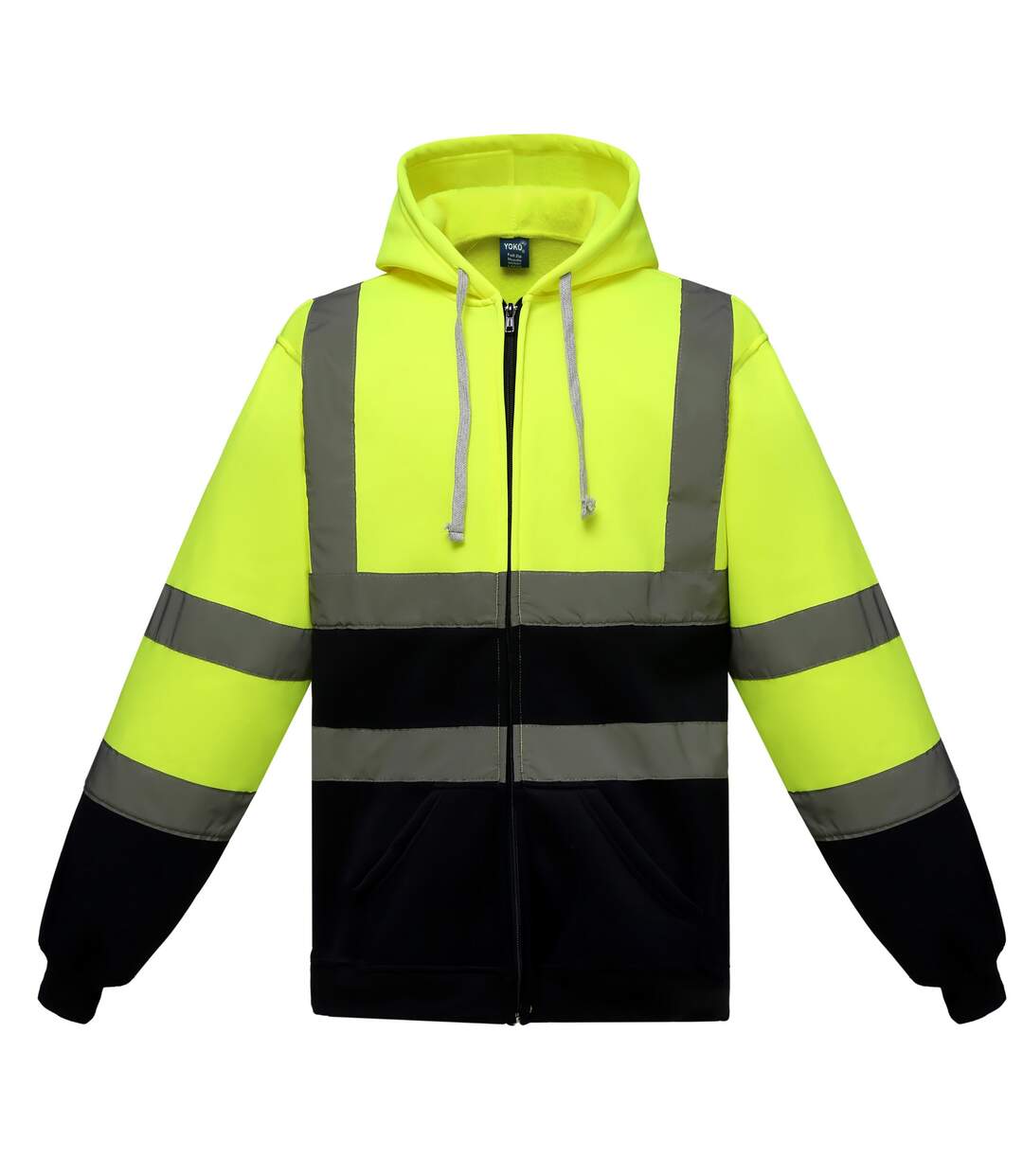 Yoko Hi Visibility - Veste réfléchissante à capuche - Homme (Noir) - UTRW5256