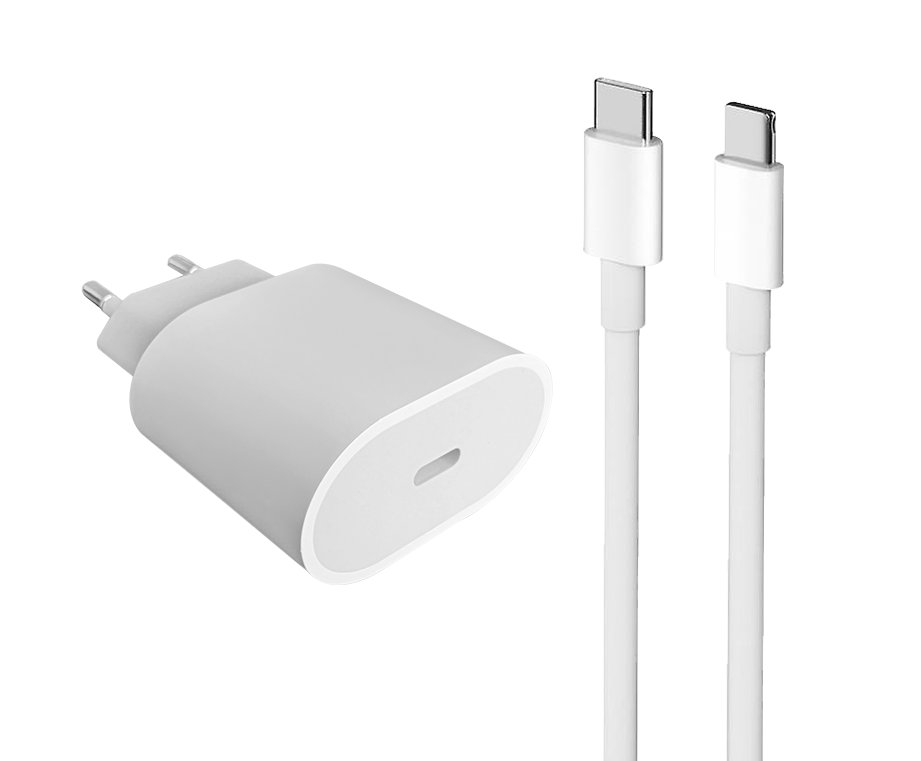 Fast Charger (20W) & Cable (USB-C)