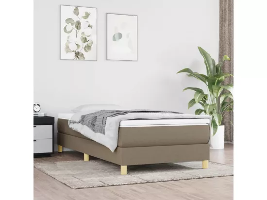 Sommier à lattes de lit Taupe 100x200 cm Tissu