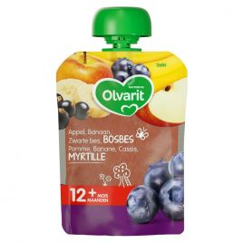Olvarit Appel, banaan en bosbessen smoothie (vanaf 12 maanden)
