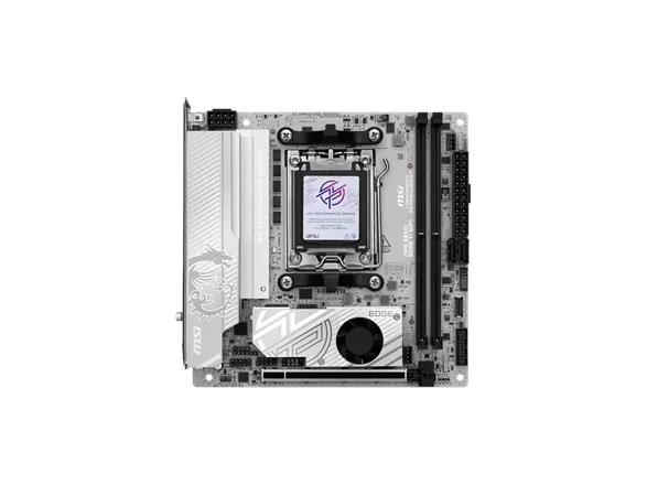 MSI B850I EDGE TI WIFI, AMD, Sokkel AM5, AMD Ryzen 7000 Series, AMD Ryzen 8000 Series, AMD Ryzen 9000 Series, Sokkel AM5, DDR5-SDRAM, 128 GB