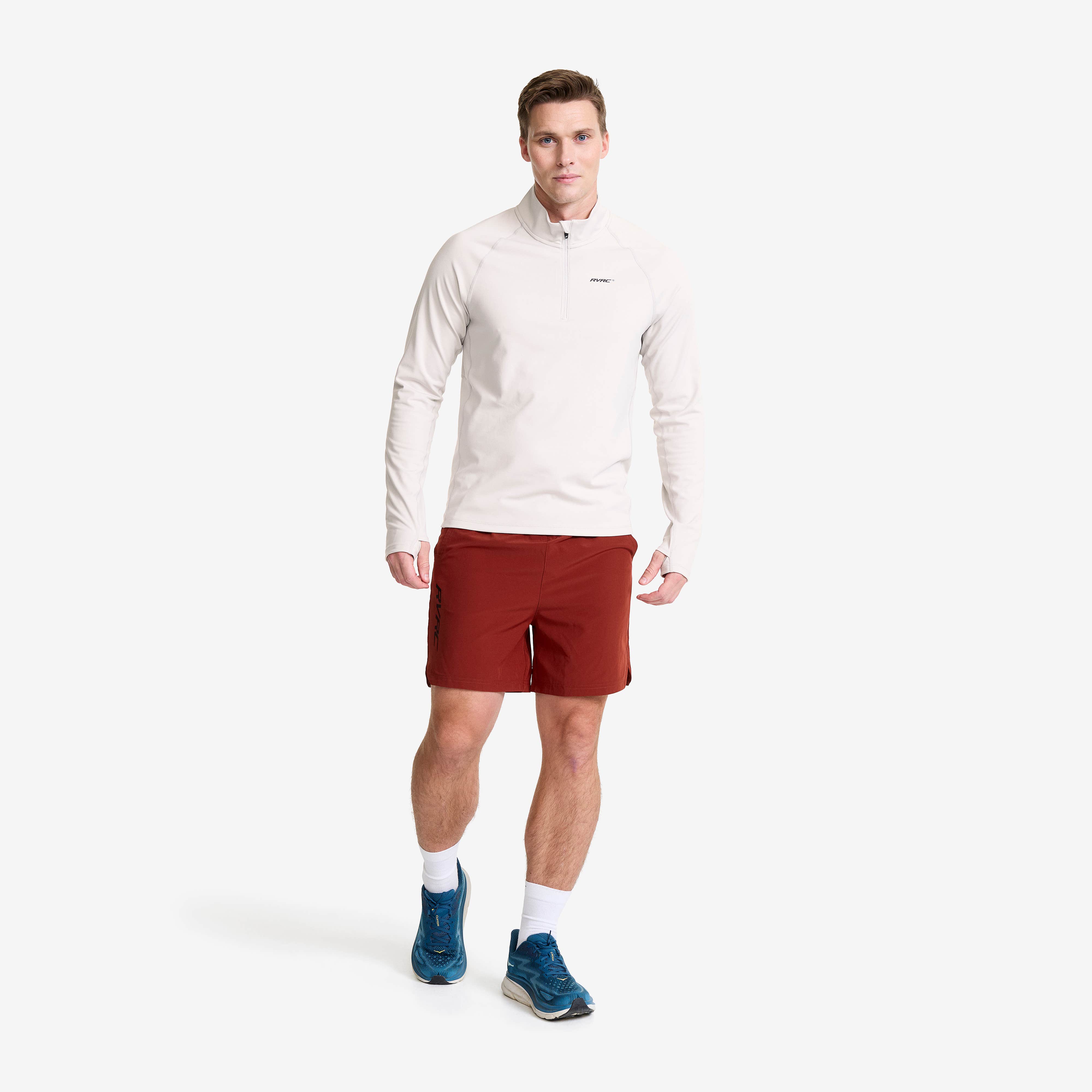 Prep Half-zip Top Herre Vapor Blue