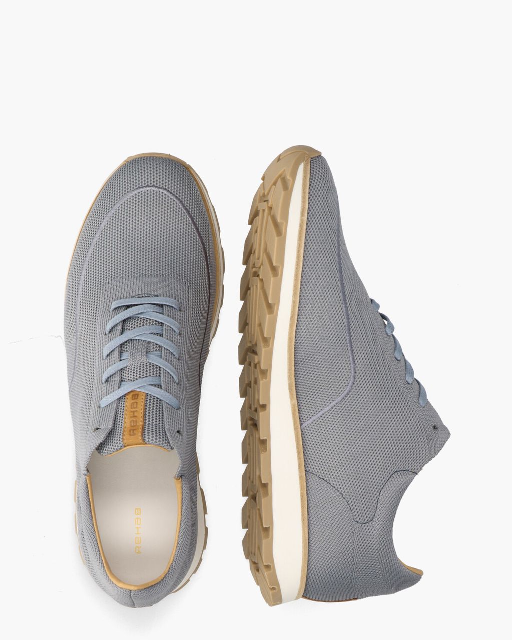Rehab Mason Knit Lichtblauw Herensneakers