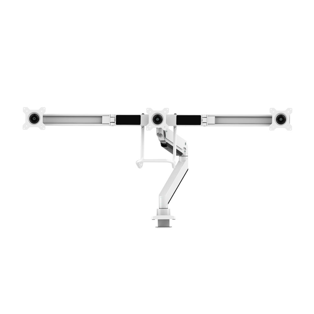 Neomounts NM-D775DX3WHITE bureausteun voor 3 flatscreens