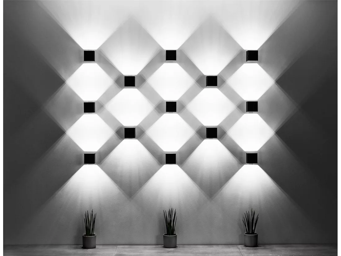 Sollux QUAD 1 Applique Murale Light Up Down Noir, G9