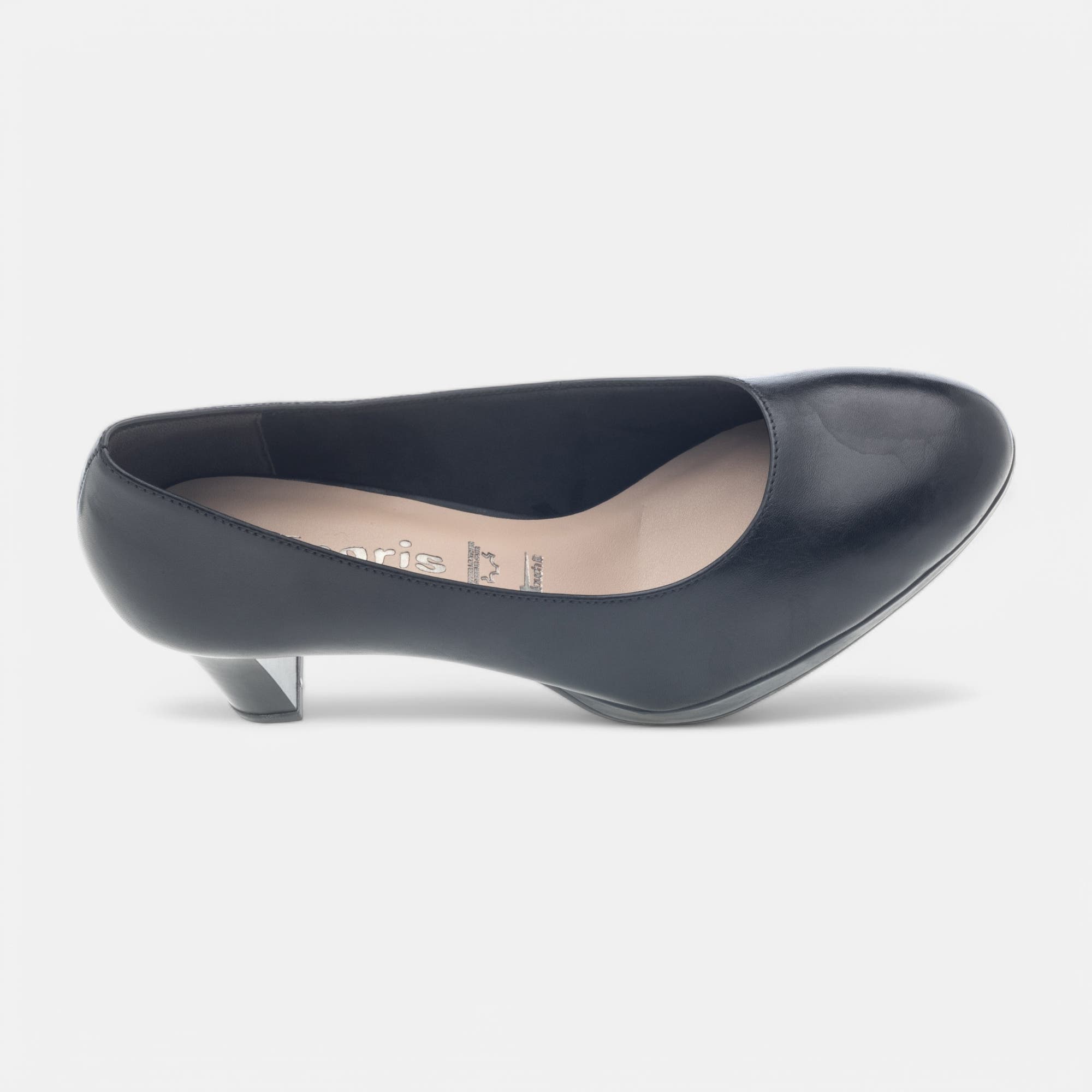 Escarpins à talon Femme en cuir noir
