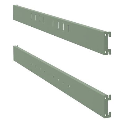 Supports ecrans pour table Coworking ELKI - vert sauge
