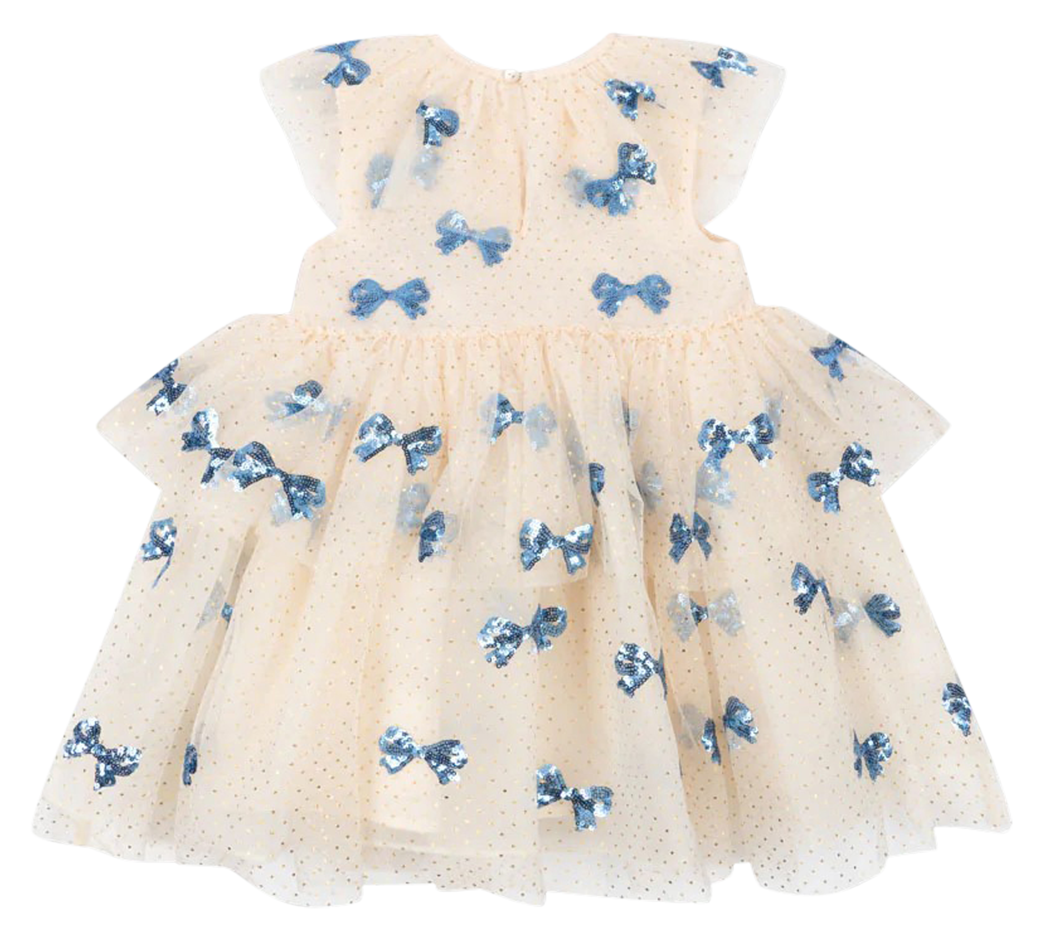 YVONNE - Robe courte à volants| Multicolore