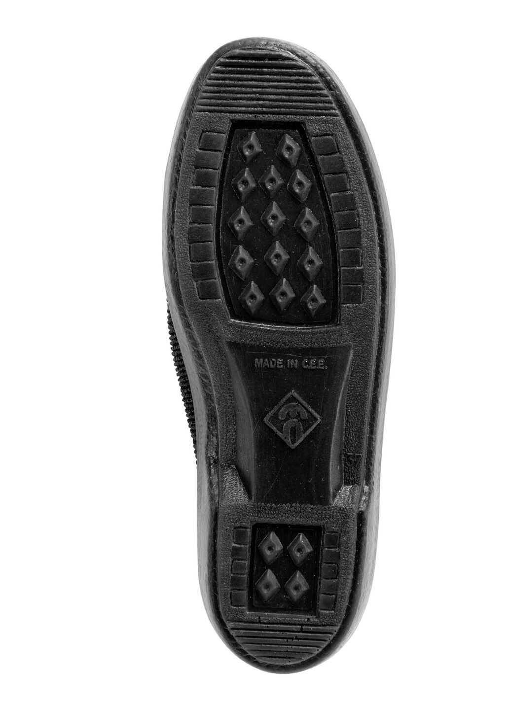 Slipper aus elastischem Strickmaterial mit Schnürung