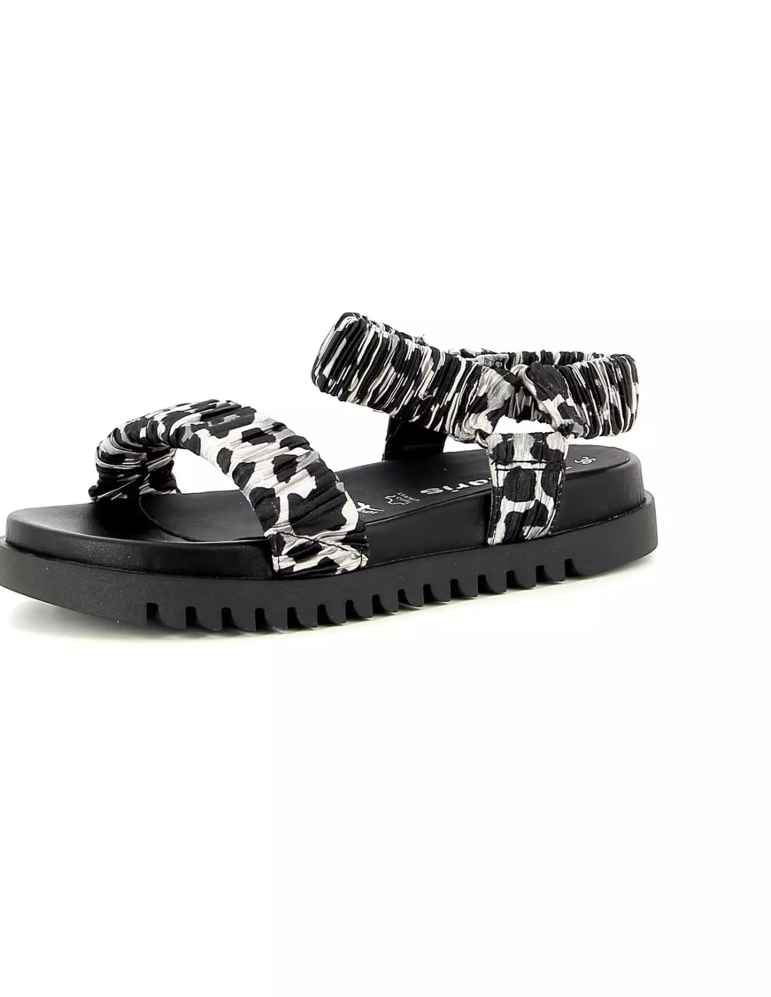 TAMARIS 28216 - Sandales & nu-pieds Blackleopard