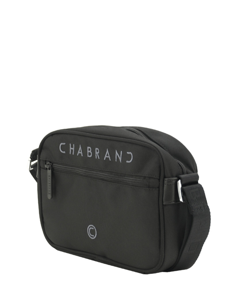 CHABRAND MINI SAC REPORTER HOLLY TOILE SYNTHÉTIQUE NOIR