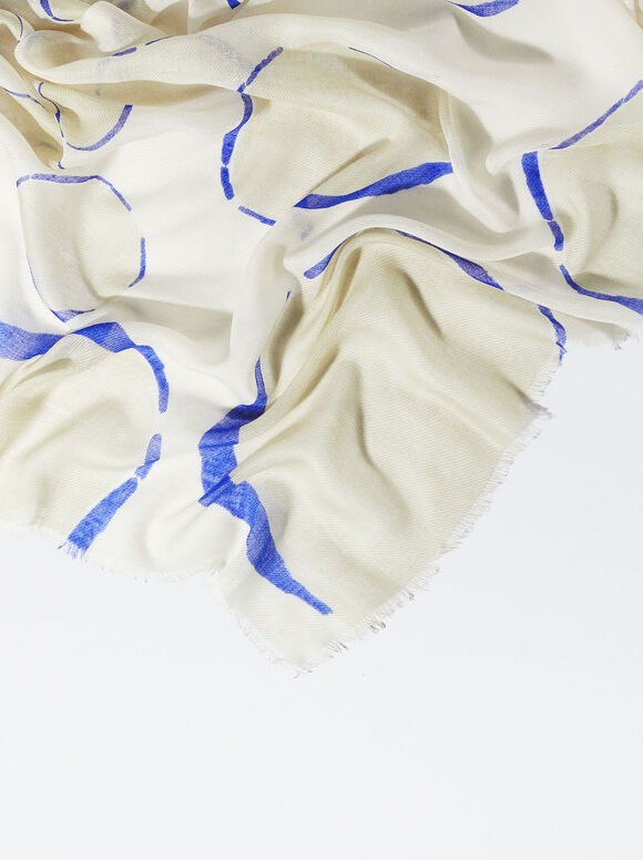 Pañuelo Estampado - Azul