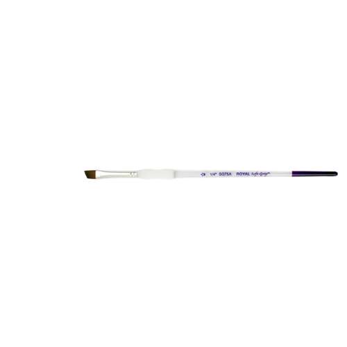Royal & Langnickel Soft-Grip™ Synthetik-Rotmarderhaarpinsel, SG75A, Schräg