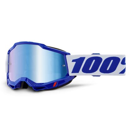 Masque cross 100% ACCURI 2 Bleu - Mirror Bleu 2024 - Bleu