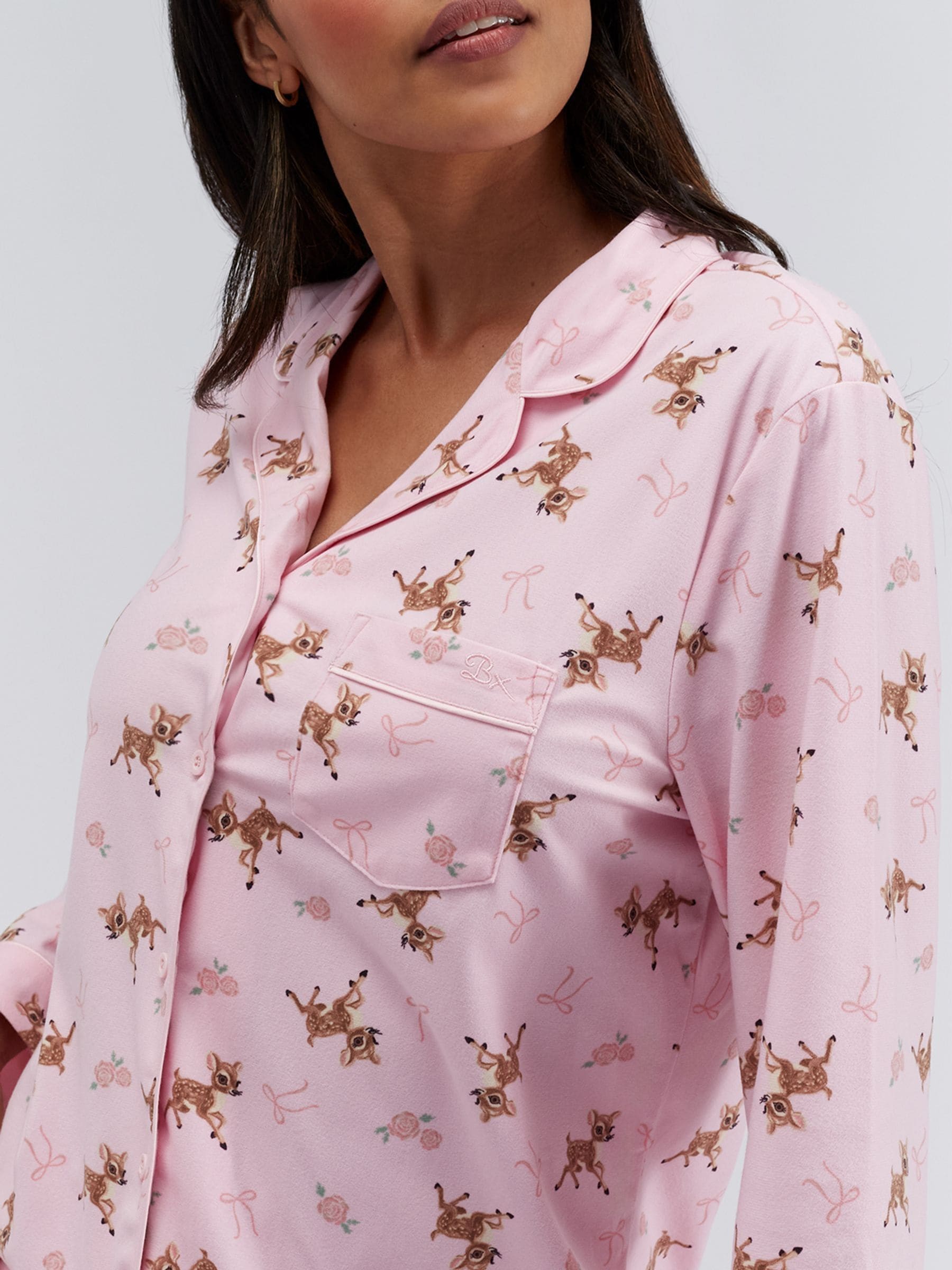 Pink Deer Print - Boux Avenue Pyjamas In a Bag