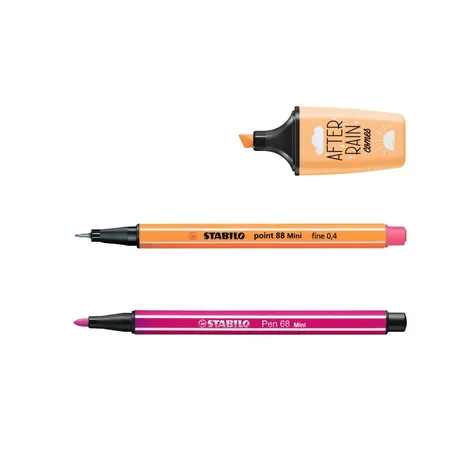 Stifte-Set – STABILO Pastellove Set – 18er Pack - Fineliner, Premium-Filzstifte & Textmarker