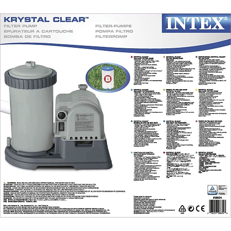 Intex Patronfilterpumpe 9.463 liter i timen