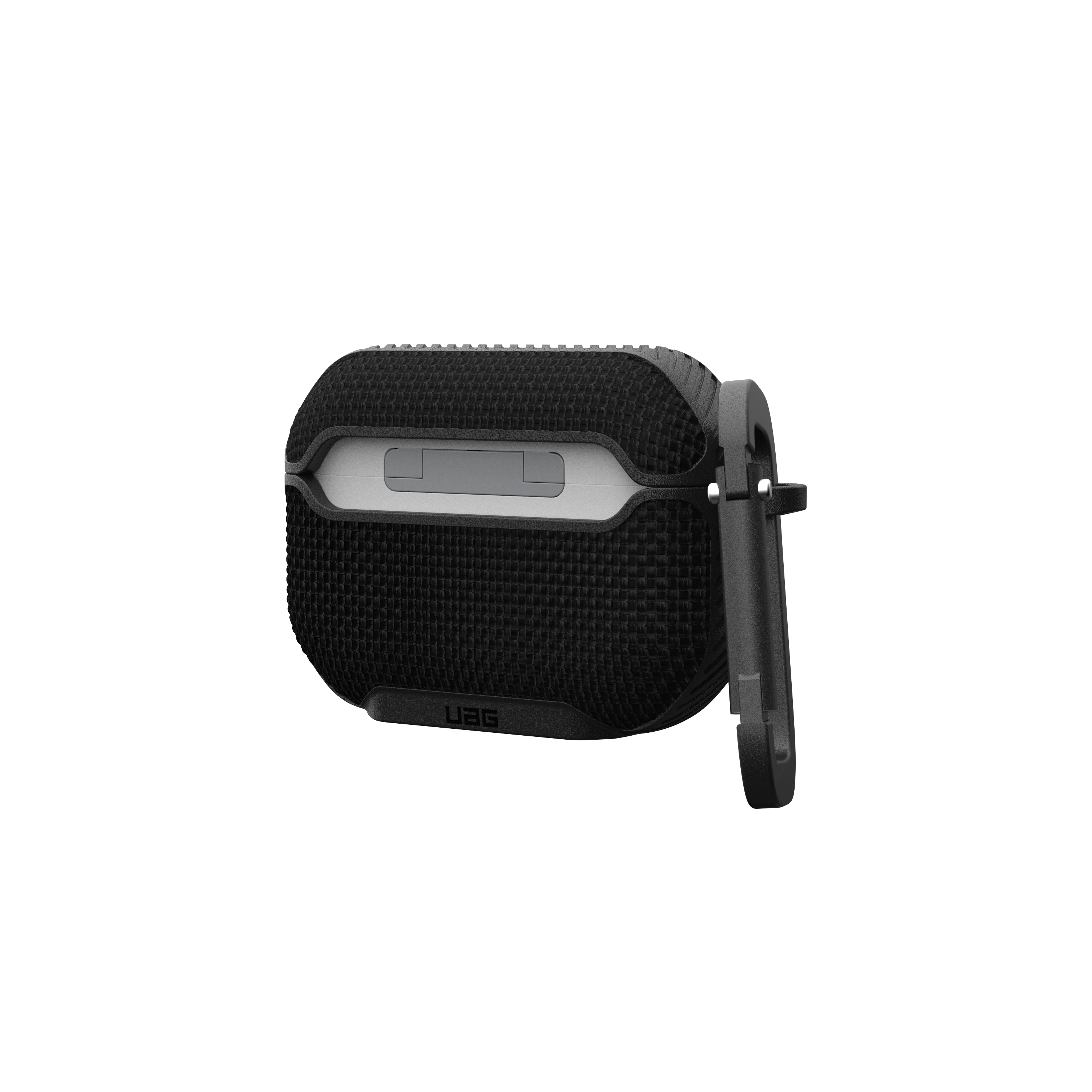 AirPods Pro 2 / AirPods Pro Nylon Schutzhülle mit Karabinerhaken Metropolis (104125114040) - Schwarz