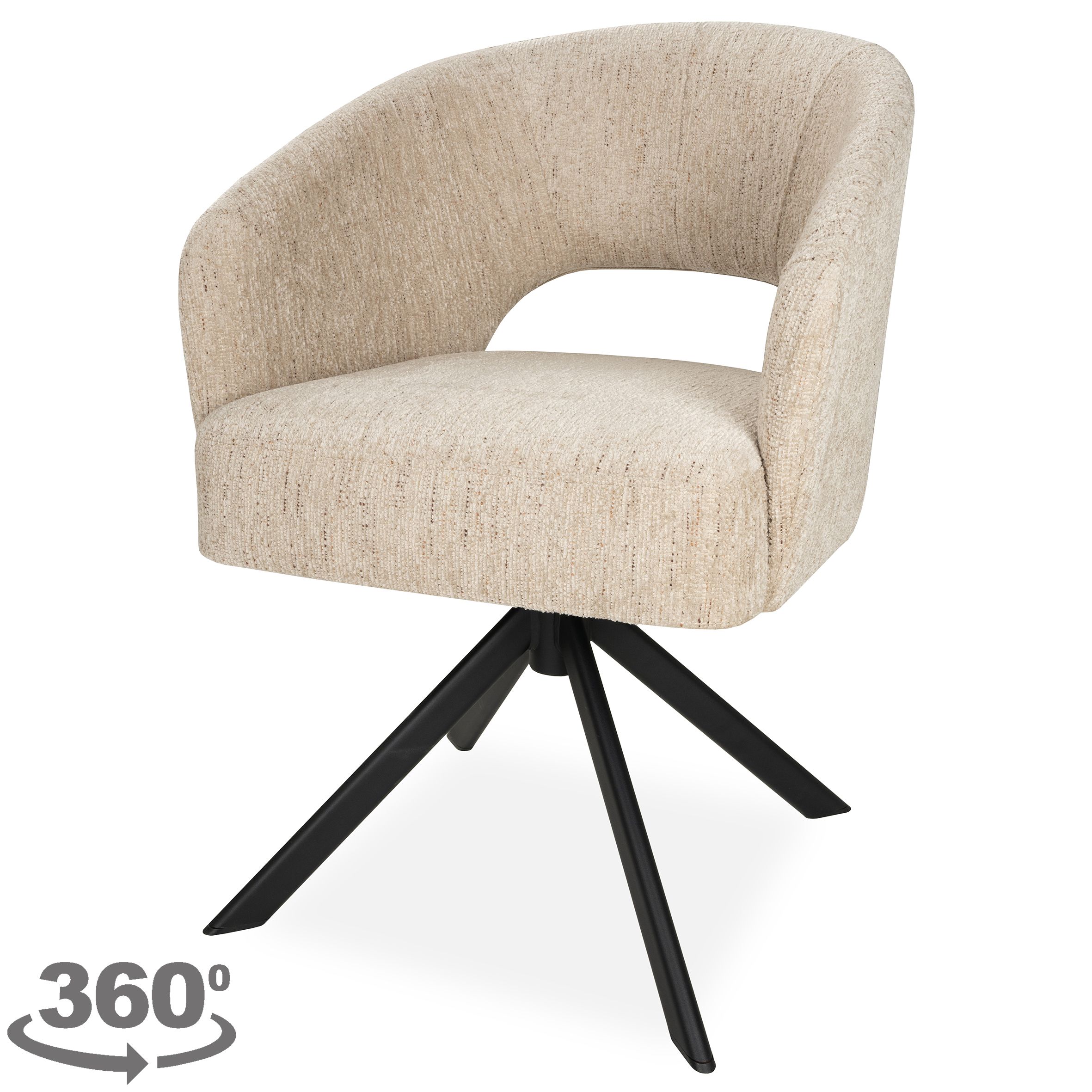 Eetkamerstoel Ronnet B57 x D65 x H81 cm