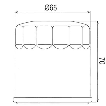 Filtre à huile HifloFiltro HF175 Type origine
