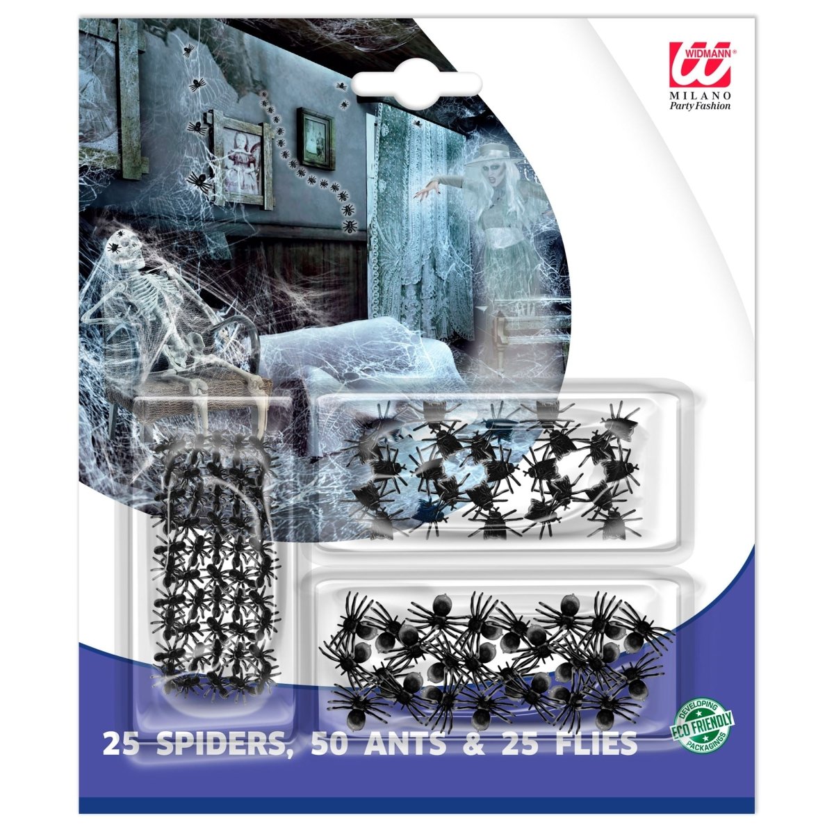 Zwarte Nep Insecten 100st
