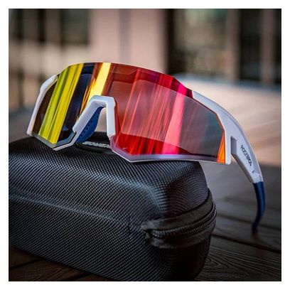 Lunettes de cyclisme polarisées Rockbros SP297 - Blanc