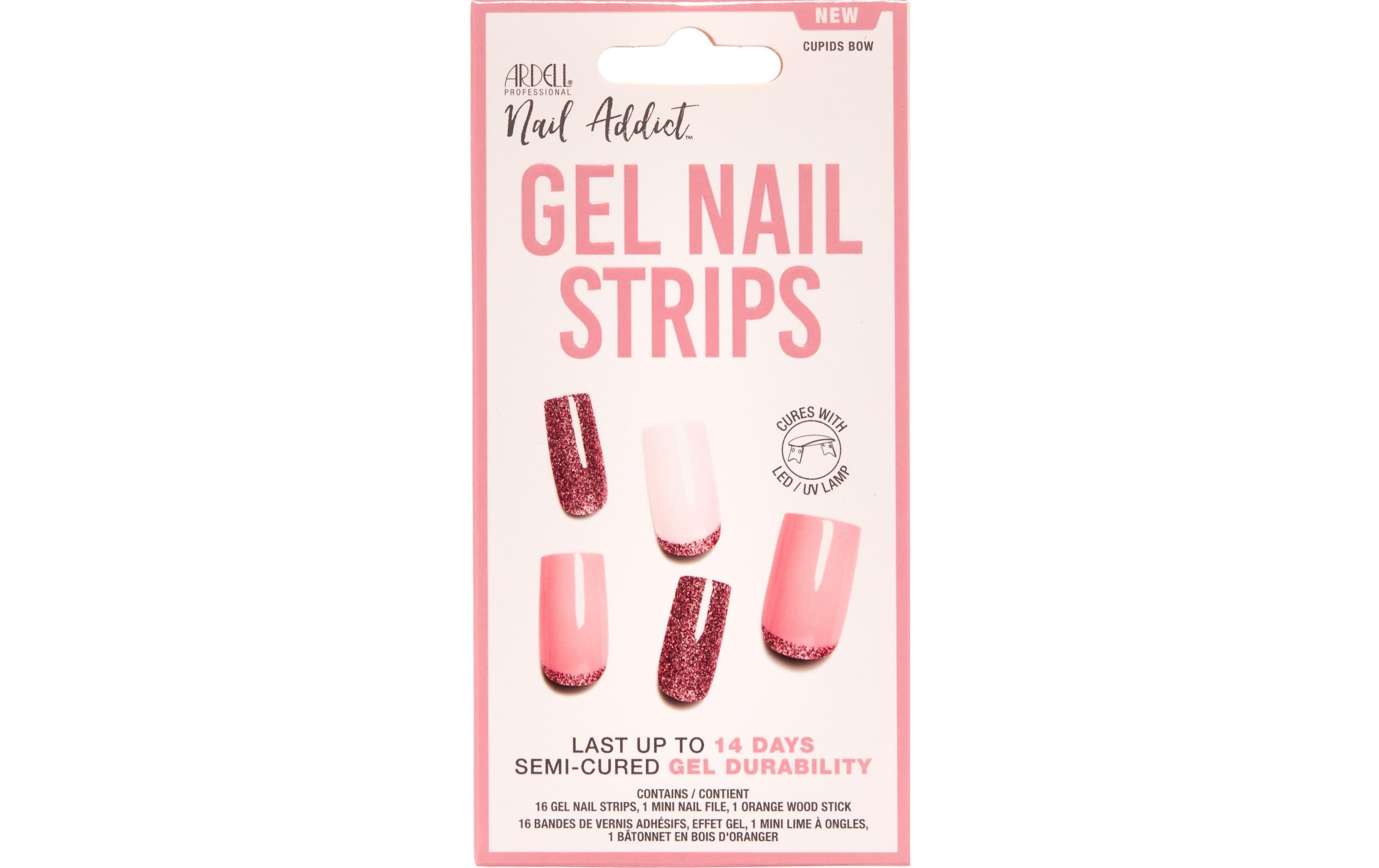 Gel Nail Strips Cupids Bow 16 StückNagellack, der nicht trocknen muss, nicht absplittert und auch noch länger hält
