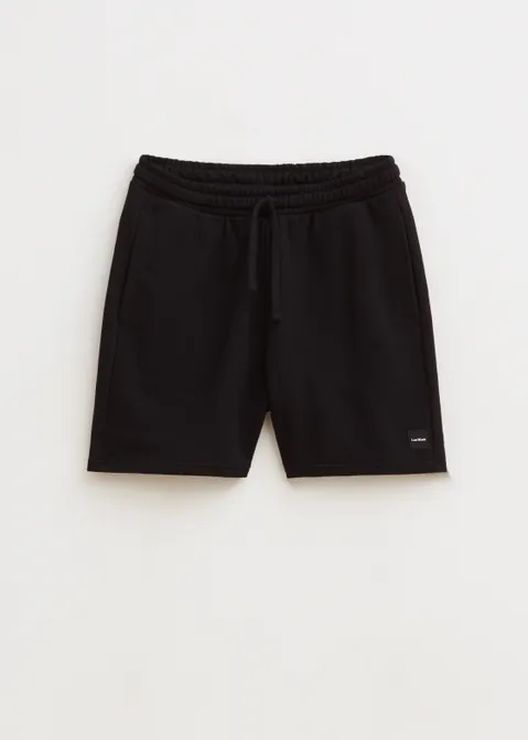 Basic sweat short zwart (ZWART)