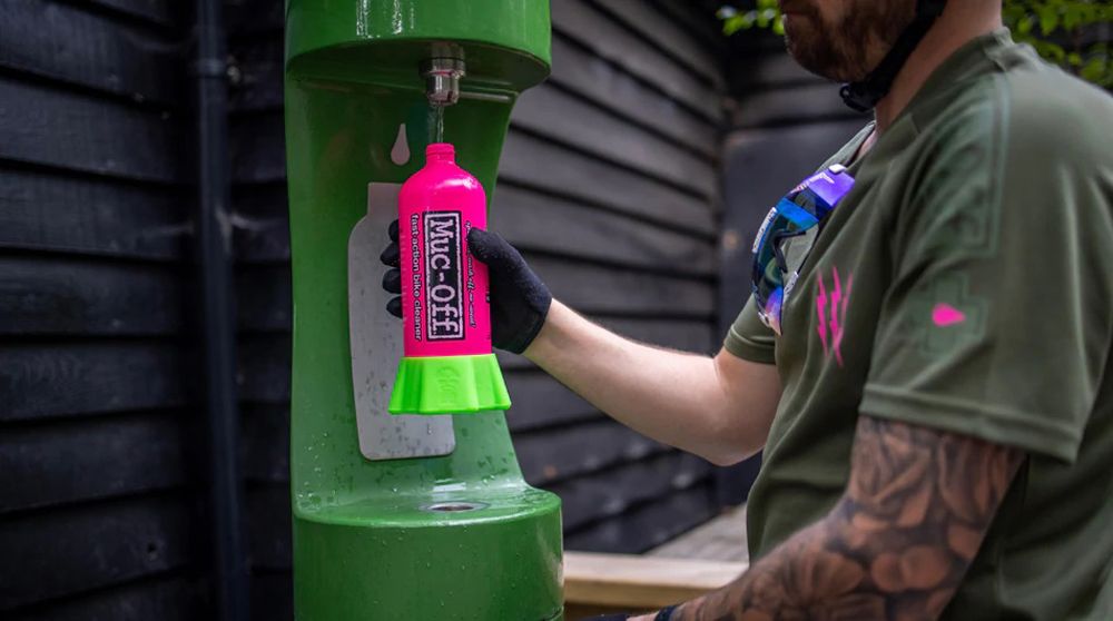 Muc-Off Bottle For Life Bundle + 4-er Pack Punk Powder kaufen | Bike-Discount