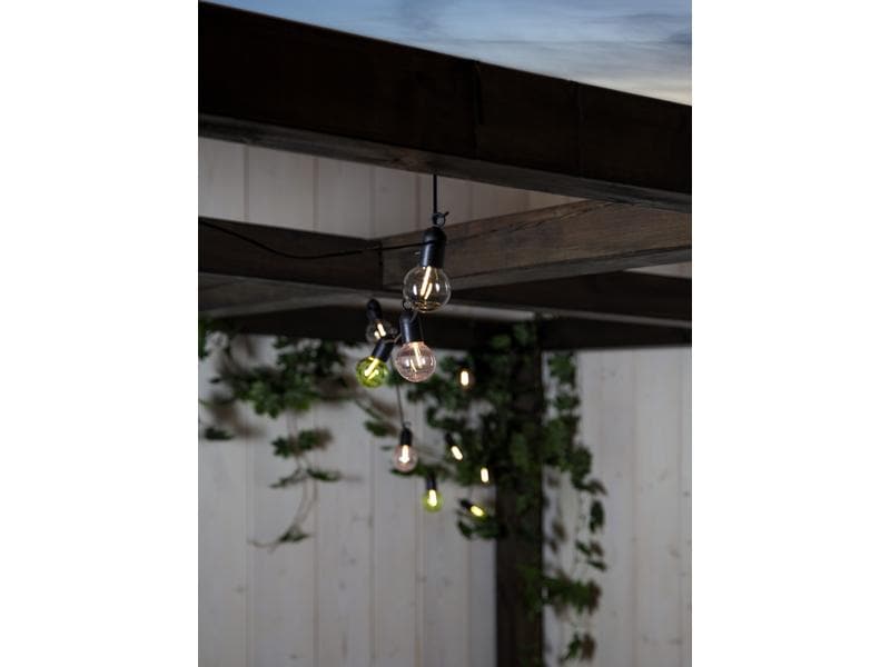 Star Trading Lichterkette Fiesta 360 cm, Mehrfarbig LED Lichterkette