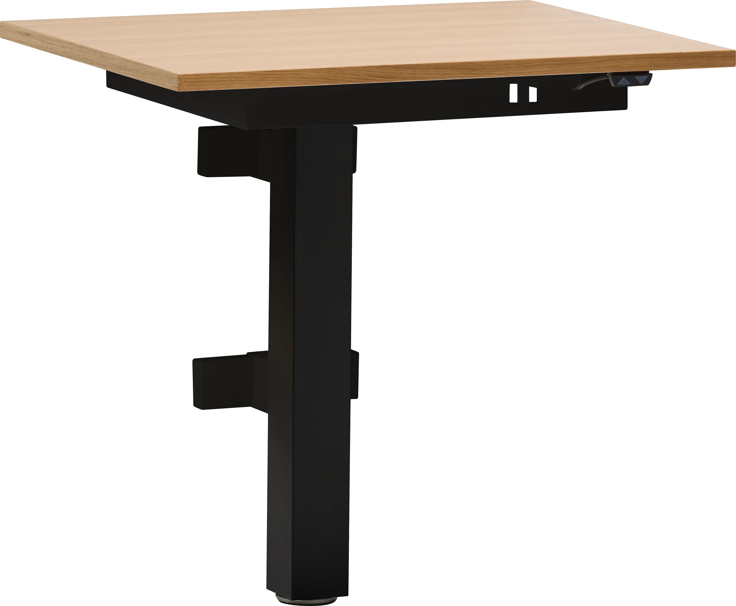 FLEXCUBE Wandtisch höhenverstellbar - Eiche / B: 65.0 cm x T: 50.0 cm x H: 62.5 cm