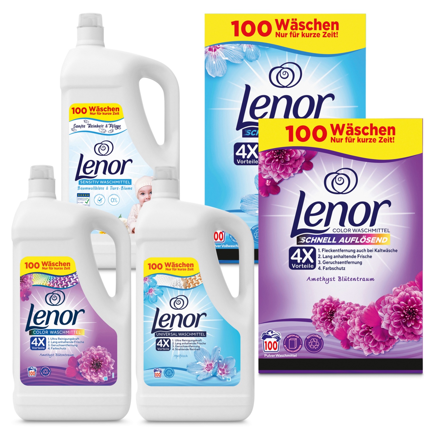 LENOR Pulver/Flüssig 28X100WL