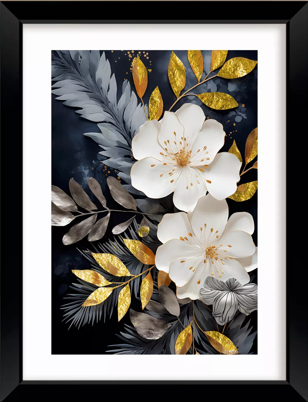 Wandbild 30 x 40 cm Floral Composition III